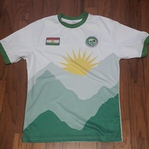 Kurdistan Football Jersey - Kurdish Flag Jersey - Adult Unisex Small T-Shirt